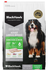 Black Hawk Chicken & Rice Large Breed Adult Dog Dry Food | Pet Food