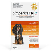 Simparica TRIO For Small Dogs 5.1-10kg (Orange)