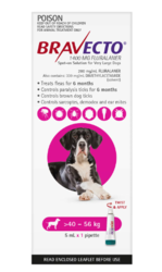 Buy Bravecto Spot On for X-Large Dogs (40 - 56 kg) Pink Online