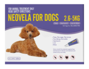 Buy Neovela (Selamectin) Flea and Worming For Dogs 2.5 - 5 Kg Purple O