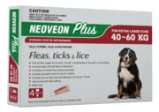 Buy Neoveon Plus Flea and Tick For Extra Large Dogs 40 to 60kg Red Onl