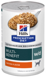 Hills Prescription Diet w/d Digestive/Weight/Glucose Management Canne