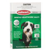 Nuheart For Dogs Generic Heartgard Tabs For Medium Dogs - 11 To 23Kg (