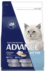 Advance Kitten Growth Chicken And Rice Dry Cat Food | Pet Food