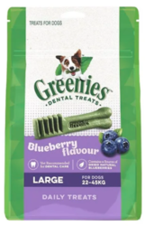 Greenies Blueberry Dental Treats For Dogs - Large (22-45 kg) for Dogs 