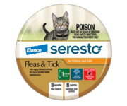 Seresto Flea Collar for Kittens & Cats (Orange) 