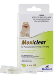 Moxiclear for Extra Small Dogs up to 4 kg (Lime) 