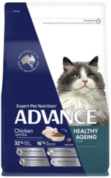 Advance Healthy Ageing Chicken with Rice Adult Cat Dry Food | Pet Food