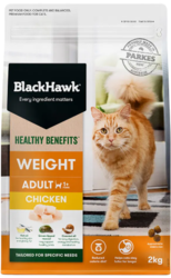 Black Hawk Healthy Benefits Weight Chicken Dry Adult Cat Food