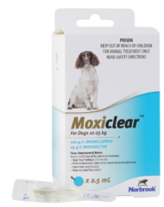 Moxiclear for Medium Dogs 10-25 kg (Teal) 