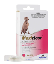 Moxiclear for Large Dogs Over 25 kg (Pink) 