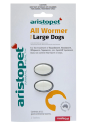 Aristopet Allwormers For Large Dogs 20 Kgs 