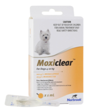 Moxiclear for Small Dogs 4-10 kg (Apricot) 