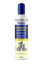 Fido's Pyrethrin Shampoo for Dogs and Cats - Flea and Tick Control 