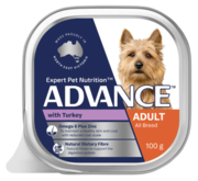 Advance All Breed Adult Wet Dog Food Turkey with Rice