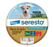 Seresto Flea and Tick Collar for Dogs under 8 Kg (Blue) 