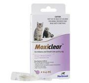 Moxiclear Fleas and Worm Spot-On Solution For Cats