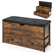 Buy Storage Ottoman Bench with Padded Seat & Drawers – Stylish & Funct