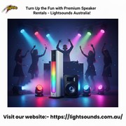 Turn Up the Fun with Premium Speaker Rentals – Lightsounds Australia!