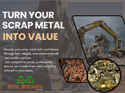 Sell Your Scrap Metal at Competitive Prices with Metal Merchants