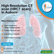 High Resolution CT Scan (HRCT) at Auburn Radiology. (02) 8315 8292