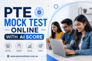 PTE Online Mock Test with Real Exam Scoring