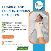 Find Relief with Epidural and Facet Injections at Auburn Radiology. 